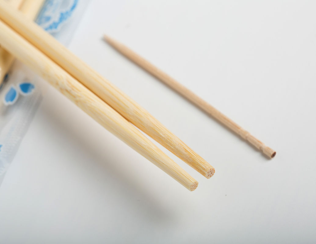 पेपर सेट के साथ स्वच्छ स्टॉक कस्टम डिस्पोजेबल चॉपस्टिक्स